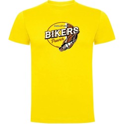тениска,мъжки,тениски,kruskis,bikers,power,short,sleeve,t,shirt,yellow