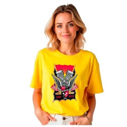 тениска,дамски,тениски,kruskis,easy,rider,short,sleeve,t,shirt,yellow,(yellow)