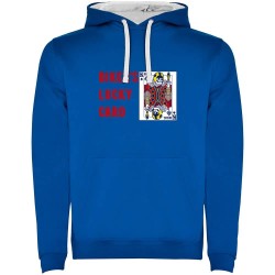 суичър,мъжки,пуловери,kruskis,lucky,card,two,colour,hoodie,royal,blue,white,(blue)