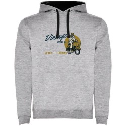 суичър,мъжки,пуловери,kruskis,nostalgia,two,colour,hoodie,heather,grey,black,(grey)