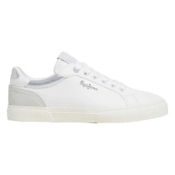 маратонки,дамски,маратонки,pepe,jeans,kenton,court,trainers,white,(silver)