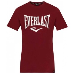 тениска,мъжки,тениски,everlast,russel,basic,short,sleeve,t,shirt,red,(wine)