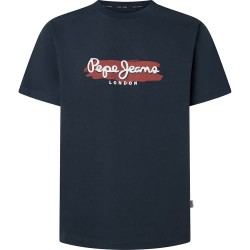 тениска,мъжки,тениски,pepe,jeans,arsham,short,sleeve,t,shirt,dulwich,blue,(blue)