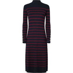 рокля,дамски,поли,и,рокли,pepe,jeans,harlem,long,sleeve,midi,dress,blue
