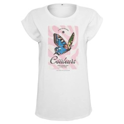 тениска,дамски,тениски,miss,tee,couleurs,short,sleeve,t,shirt,white,(white)
