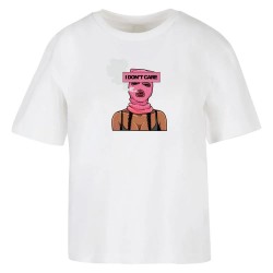 Тениска Miss tee I Don´t Care short sleeve T-shirt - White тениска,дамски,тениски,miss,tee,i,don´t,care,short,sleeve,t,shirt,white