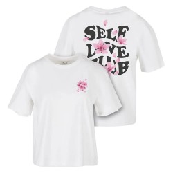 тениска,дамски,тениски,miss,tee,self,love,club,short,sleeve,t,shirt,white