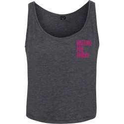 тениска,дамски,тениски,miss,tee,waiting,for,friday,box,sleeveless,t,shirt,grey,(charcoal)