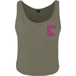тениска,дамски,тениски,miss,tee,waiting,for,friday,box,sleeveless,t,shirt,olive,(green)