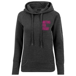 суичър,дамски,блузи,miss,tee,waiting,for,friday,hoodie,grey,(charcoal)