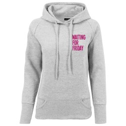 суичър,дамски,блузи,miss,tee,waiting,for,friday,hoodie,grey