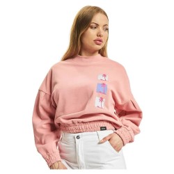 Блуза Just rhyse Beaches sweatshirt - Pink (Pink) блуза,дамски,блузи,just,rhyse,beaches,sweatshirt,pink,(pink)
