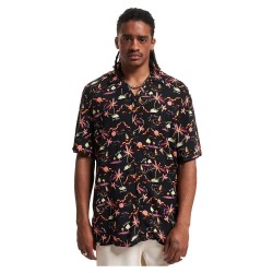 риза,с,къс,ръкав,мъжки,ризи,just,rhyse,waikiki,short,sleeve,shirt,multicolor,(black)