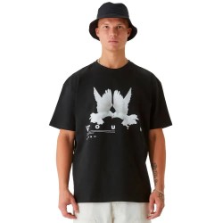 юношеска,тениска,мъжки,тениски,lost,youth,dove,short,sleeve,t,shirt,black,(black)