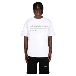юношеска,тениска,мъжки,тениски,дамски,тениски,lost,youth,influenced,short,sleeve,t,shirt,white,(white)
