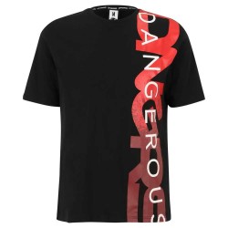 тениска,мъжки,тениски,dangerous,dngrs,hyena,short,sleeve,t,shirt,black,(black,red)