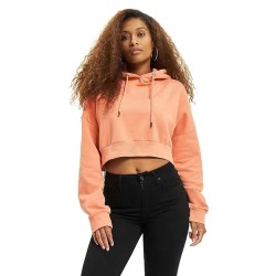 суичър,дамски,блузи,def,cropped,hoodie,orange,(coral)