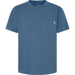 тениска,мъжки,тениски,pepe,jeans,pm509434,short,sleeve,t,shirt,blue,(sea,blue)