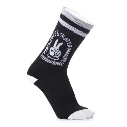 чорапи,мъжки,чорапи,hydroponic,peace,crew,socks,black,(black)