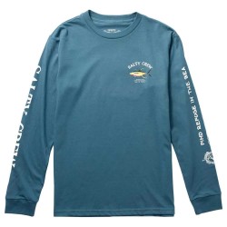 тениска,детски,тениски,salty,crew,ahi,mount,long,sleeve,t,shirt,blue,(slate)