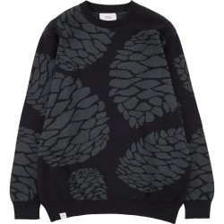 блуза,мъжки,пуловери,makia,cones,sweater,black