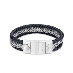бижутерия,police,peagb2119803,bracelet,silver