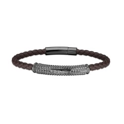 бижутерия,police,peagb2214903,bracelet,brown