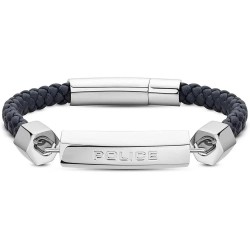 бижутерия,police,peagb2214924,bracelet,silver