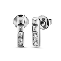 бижутерия,police,pejle2010502,earrings,silver,(grey)