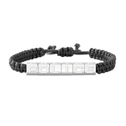 бижутерия,police,pj26453bsb.01,bracelet,silver,(black)
