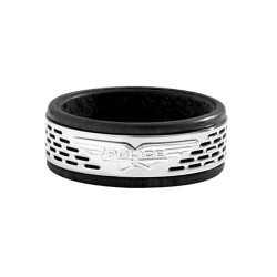 бижутерия,police,pj26467rss011,ring,silver,(black)