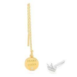 бижутерия,secrecy,e8217cdaww900,earrings,golden,(golden)