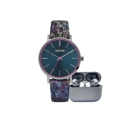 Часовник Watx RELOJ12_38 woman watch - Purple (Pink / Black / Pink) часовник,часовници,watx,reloj12,38,woman,watch,purple,(pink,black,pink)
