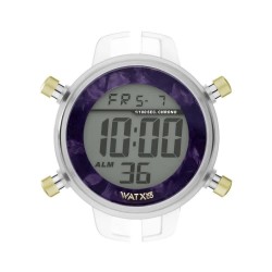 Часовник Watx RWA1114 woman watch - Clear (Transparent / Lilac) часовник,часовници,watx,rwa1114,woman,watch,clear,(transparent,lilac)