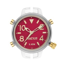 Часовник Watx RWA3023 woman watch - Clear (Transparent / Red) часовник,часовници,watx,rwa3023,woman,watch,clear,(transparent,red)