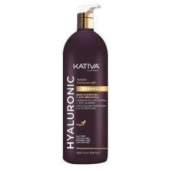 Kativa Hyaluronic Keratin & Coenzima Q10 1000ml shampoo - Brown (White) хигиена,коса,kativa,hyaluronic,keratin,&,coenzima,q10,1000ml,shampoo,brown,(white)