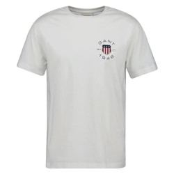 тениска,мъжки,тениски,gant,2003269,short,sleeve,t,shirt,eggshell,(white)