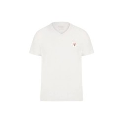 Тениска Guess Core short sleeve T-shirt - White (Pure White) тениска,мъжки,тениски,дамски,тениски,guess,core,short,sleeve,t,shirt,white,(pure,white)