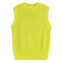 потник,дамски,пуловери,дамски,плетени,дрехи,ecoalf,hiedra,knitted,vest,yellow