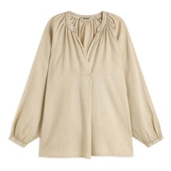дамски,блузи,дамски,ризи,ecoalf,lai,long,sleeve,blouse,beige