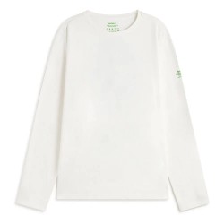 тениска,мъжки,тениски,ecoalf,liber,long,sleeve,t,shirt,white