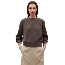 блуза,дамски,пуловери,дамски,плетени,дрехи,ecoalf,noni,sweater,dark,grey,(brown)