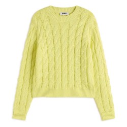блуза,дамски,пуловери,дамски,плетени,дрехи,ecoalf,til,sweater,soft,lime,(green)
