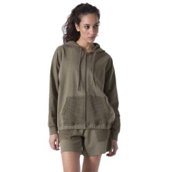 блуза,дамски,блузи,everlast,felpa,full,zip,sweatshirt,military,green,(green)