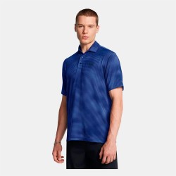 Under armour golf Playoff 3.0 Printed short sleeve polo - Blue (Tech Blue / Black / Black) мъжки,блузи,с,яка,under,armour,golf,playoff,3.0,printed,short,sleeve,polo,blue,(tech,blue,black,black)