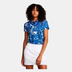 Under armour golf Playoff 3.0 Printed Woman Short Sleeve Polo - Blue (Tech Blue / Nimbus Blue / Nimbus Blue) дамски,блузи,с,яка,under,armour,golf,playoff,3.0,printed,woman,short,sleeve,polo,blue,(tech,blue,nimbus,blue,nimbus,blue)
