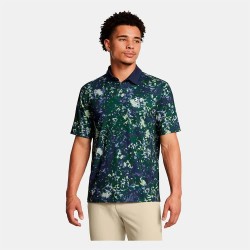 блуза,с,яка,мъжки,блузи,с,яка,under,armour,golf,tee,to,green,printed,short,sleeve,polo,green,blue,(retro,green,midnight,navy,mid