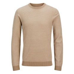 блуза,мъжки,пуловери,jack,&,jones,brady,sweater,crockery,stripes,moonbeam,(beige)