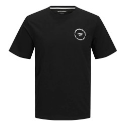тениска,мъжки,тениски,jack,&,jones,simon,short,sleeve,t,shirt,black,print,small,(black)