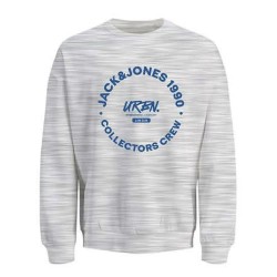 блуза,мъжки,пуловери,jack,&,jones,simon,sweatshirt,white,melange,(grey)